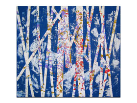 Galerija moderne umjetnosti MAG - Breze na zebri - apstraktna slika na platnu 75x65 cm