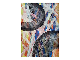 Moderne slike u galeriji MAG - apstraktna slika Bubbles akril na hameru 100x70 cm