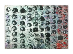 Uredski prostor opremite slikama iz galerije MAG - originalna apstraktna slika MRI Koncept akril na hameru 100x70 cm