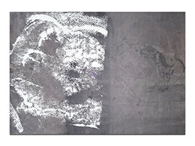 Moderne slike u galeriji MAG - apstraktna slika Prizvuk akril na hameru 100x70 cm