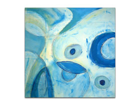 Slike na platnu online prodaja u galeriji MAG - Moderna apstraktna slika - Erotic blue