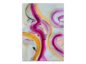 Moderne slike u galeriji MAG - apstraktna slika U ritmu osjećaja Akril na napetom platnu 70x50 cm