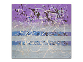 Galerije u Istri - Galerija slika MAG - moderna apstraktna slika na platnu - Morske mijene - 65x60 cm