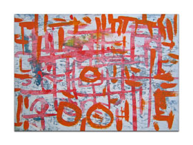 Galerija slika Apstraktna slika - Simbolika - Akril na papiru - MAG galerija