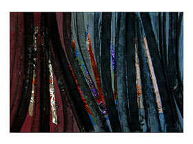 Moderne slike u galeriji MAG - apstraktna slika Putevi nade II akril na hameru 100x70 cm