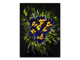 Umjetničke slike u galeriji MAG - Umjetnička slika Noćne maćuhice Akril na napetom platnu 40x30 cm