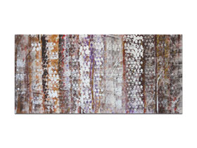 Slike za dnevnu sobu u prodaji galerije MAG - Medena kiša - apstraktna slika na platnu 115x55 cm