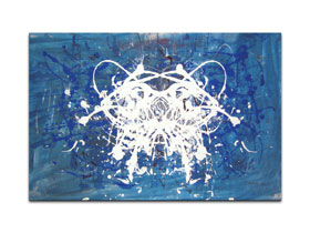 Galerije u Hrvatskoj - apstraktna slika akril na platnu - Lifeforms 5 - MAG galerija