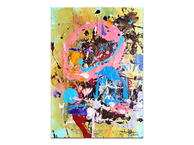 Moderne slike u galeriji MAG - apstraktna slika Izražajna tematika akril na hameru 30x20 cm