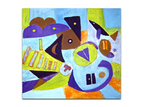 Slika na platnu - Originalna moderna apstraktna slika - Lullaby - MAG galerija slika