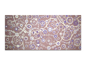 Galerije umjetnina MAG - Astro portret - apstraktna slika akril na platnu 135x60 cm