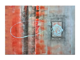 Galerija Dubrovnik MAG galerija - apstraktna slika Izvan okvira akril na hameru 100x70 cm