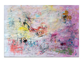 Moderne slike u galeriji MAG - apstraktna slika Pleasant feeling akril na hameru 100x70 cm