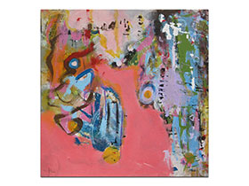 Moderne slike u galeriji MAG - apstraktna slika Monte Serpente akril na napetom platnu 60x60 cm