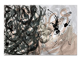 Moderne slike u galeriji MAG - apstraktna slika Dašak slobode akril na hameru 100x70 cm