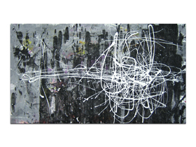 Galerija MAG Galerija modernih slika - apstraktna slika Snovi u vremenu Akril na platnu 70x40 cm