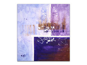 Ulje na platnu i akril na platnu prodaja slika - apstraktna slika - Ljubičasta atmosfera - MAG galerija slika