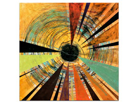 Moderne slike velikog formata u ponudi galerije MAG - apstraktna slika Ubrzanje akril na platnu 120x120 cm