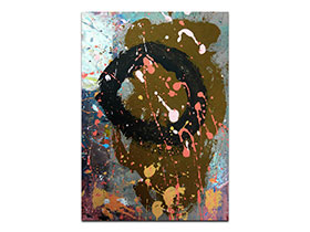 Moderne slike u galeriji MAG - apstraktna slika Opseg akril na hameru 42x29 cm