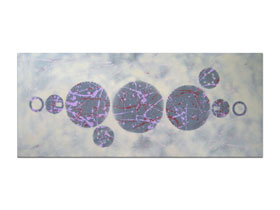 Dubrovnik galerije slika MAG - Galaksija 2 - apstraktna slika na platnu 155x60 cm