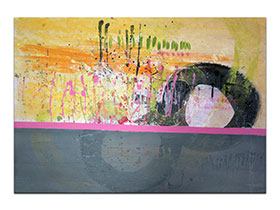 Moderne slike u galeriji MAG - apstraktna slika Uronjen u zaborav akril na hameru 100x70 cm