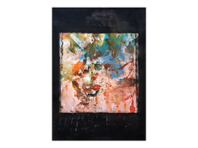 Moderne slike u galeriji MAG - apstraktna slika Prozor duše akril na hameru 100x70 cm