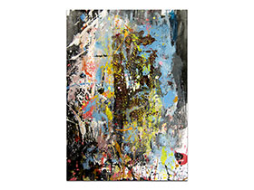 Moderne slike u galeriji MAG - apstraktna slika Minas arabica akril na hameru 42x29 cm