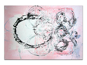 Moderne slike u galeriji MAG - apstraktna slika Silnice uma akril na hameru 100x70 cm