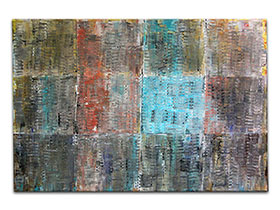 Moderne slike u galeriji MAG - apstraktna slika Vibrato cantabile akril na napetom platnu 160x110 cm