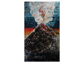 Moderne slike u galeriji MAG - apstraktna slika Božji eksperiment akril na napetom platnu 170x100 cm