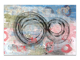 Moderne slike u galeriji MAG - apstraktna slika Vječnost akril na hameru 100x70 cm