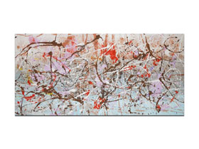 Galerija modernih umjetnosti MAG - Lakoća postojanja - moderna apstraktna slika na platnu 115x55 cm