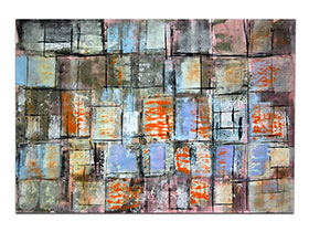 Moderne slike u galeriji MAG - apstraktna slika Otisci sunca akril na hameru 100x70 cm