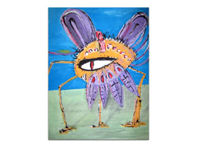 Umjetničke slike prodaja u galeriji MAG - Poticaj za hibride - apstraktna slika na platnu 100x70 cm