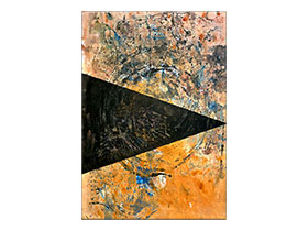 Moderne slike u galeriji MAG - apstraktna slika Terra incognita akril na hameru 100x70 cm