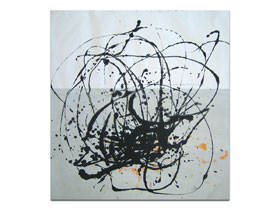 Galerija slika u Osijeku - MAG galerija - originalna apstraktna slika Zagrljaj akril na platnu 90x80 cm
