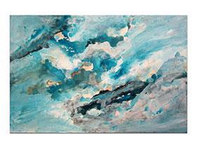 Moderne slike u galeriji MAG - Apstraktna slika Olujna elegancija II Akril na napetom platnu 120x80 cm