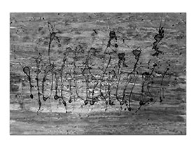 Moderne slike u galeriji MAG - apstraktna slika Rezonanca akril na hameru 100x70 cm