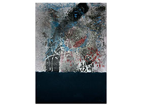 Moderne slike u galeriji MAG - apstraktna slika Tonemo u zaborav akril na hameru 100x70 cm