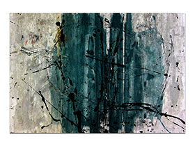 Moderne slike u galeriji MAG - apstraktna slika Tajni prostor akril na hameru 100x70 cm