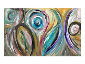 Moderne slike u galeriji MAG - apstraktna slika Ljubavni pupoljci Akril na napetom platnu 160x100 cm