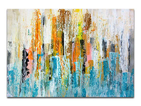 Moderne slike u galeriji MAG - apstraktna slika Formacije snova akril na hameru 100x70 cm