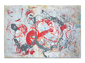 Moderne slike u galeriji MAG - apstraktna slika Emocija nade akril na hameru 100x70 cm