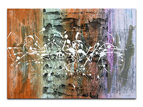 Moderne slike u galeriji MAG - apstraktna slika Moderne vizije akril na hameru 100x70 cm