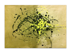 Dizajneri interijera kupuju slike u galeriji MAG - apstraktna slika Miopija Akril na hameru 100x70 cm