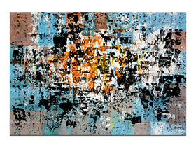 Galerije slika MAG - apstraktna slika Izgaramo od želje akril na hameru 100x70 cm