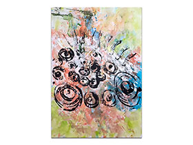 Moderne slike u galeriji MAG - apstraktna slika Seraphim akril na hameru 100x70 cm