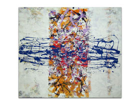 Galerija apstraktnih slika MAG nova moderna apstraktna slika na platnu u prodaji Plava iluzija