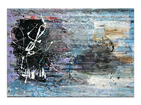 Moderne slike u galeriji MAG - apstraktna slika Dirigirana atmosfera akril na hameru 100x70 cm