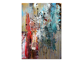 Moderne slike u galeriji MAG - Apstraktna slika Usnule uspomene Akril na napetom platnu 70x50 cm